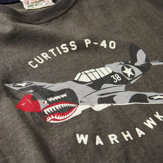 Red Canoe P-40 Warhawk Long Sleeve T-Shirt