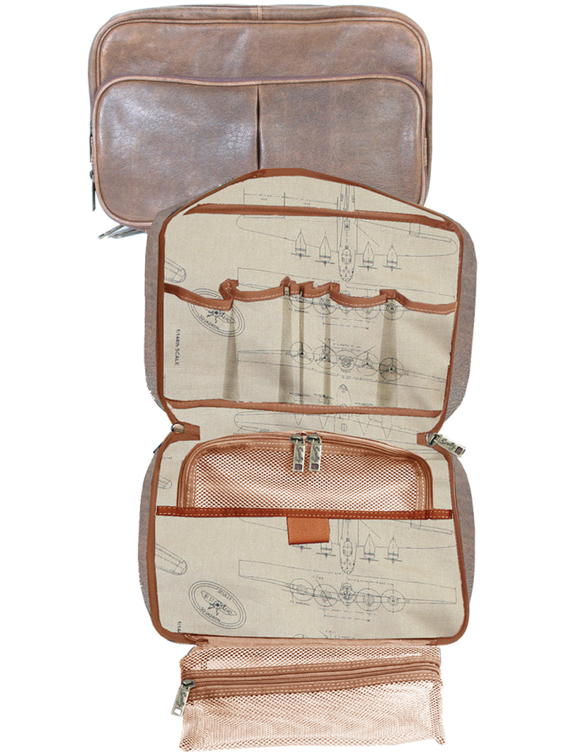 Load image into Gallery viewer, Aero Squadron Leather Travel Kit
