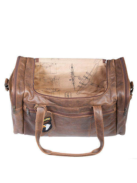 Load image into Gallery viewer, Aero Squadron Leather Duffel Bag

