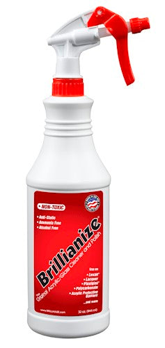 Brillianize Acrylic and Glass Cleaner - Select Size