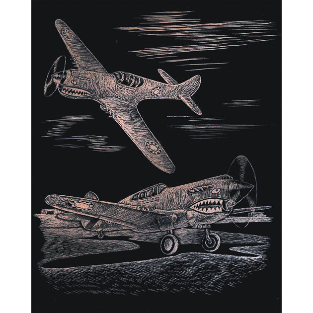 Load image into Gallery viewer, P-40 Engraving Art
