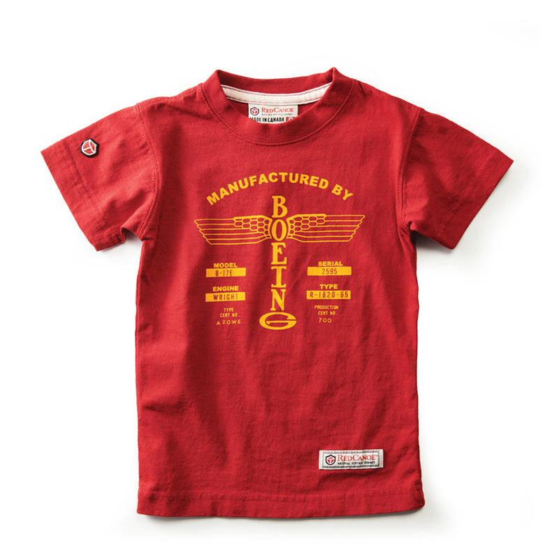 Load image into Gallery viewer, Red Canoe Kid&#39;s Boeing T-Shirt
