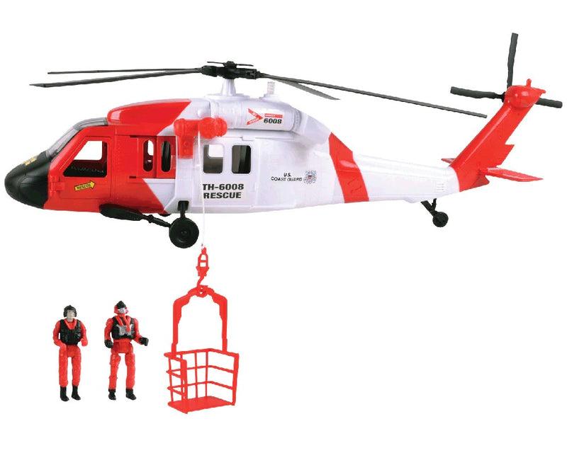 Load image into Gallery viewer, Giant USCG Black Hawk Helicopter Playset
