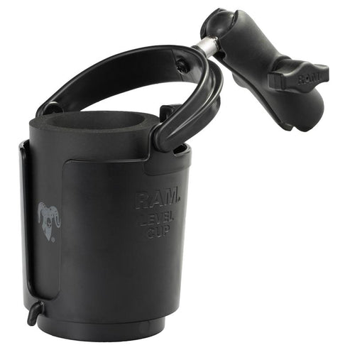 RAM Level Cup 16oz Drink Holder with Double Socket Arm