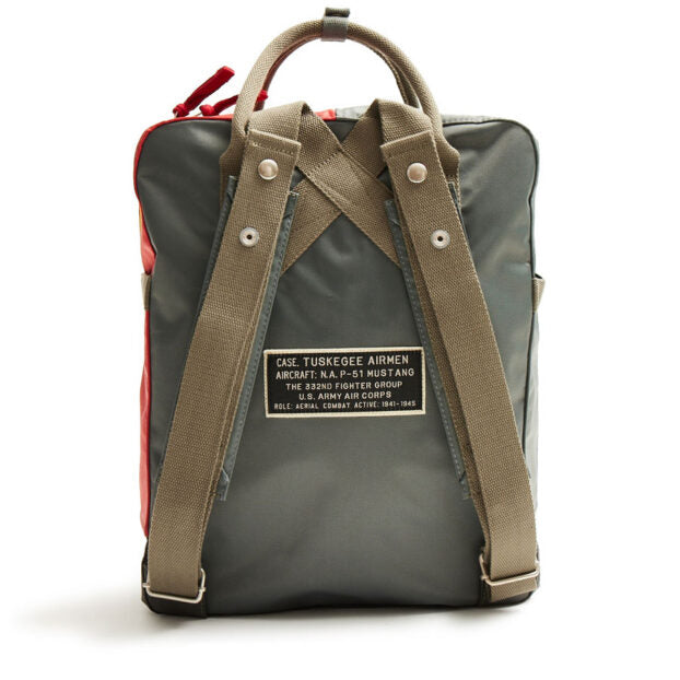 Load image into Gallery viewer, Red Canoe Tuskegee Airmen Backpack - Grey
