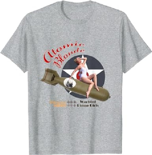 Warbird Pinup Girls T-Shirt - Atomic Blonde