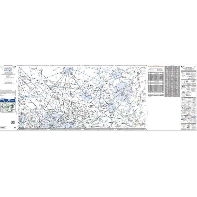 Load image into Gallery viewer, FAA Chart: Enroute IFR Low Altitude Chart US (L-Charts) - L33/34 - Select Cycle Date
