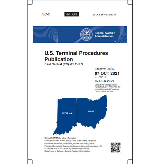 FAA IFR Terminal Procedures Bound East Central (EC-2) Vol 2 of 3 - Select Cycle Date