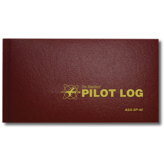 ASA The Standard™ Pilot Log Book - Burgundy