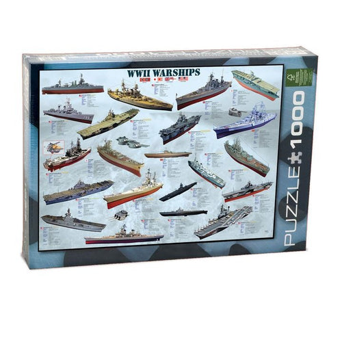 World War II Warships Jigsaw Puzzle - 1,000 pieces