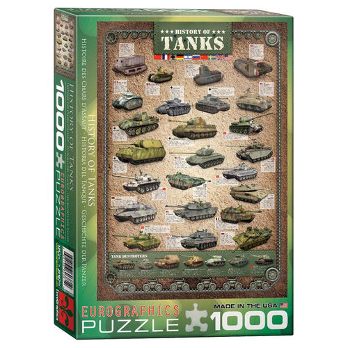 History of Tanks Puzzle - 1,000 Pieces