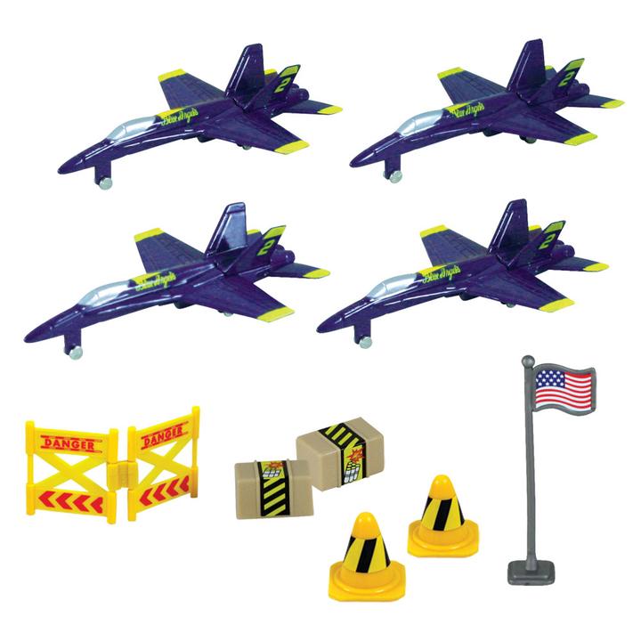 Load image into Gallery viewer, F-18 Blue Angels Backpack Playset
