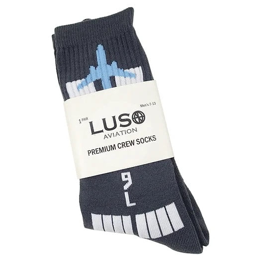RUNWAY Design, Premium Crew Socks, 1- Pair