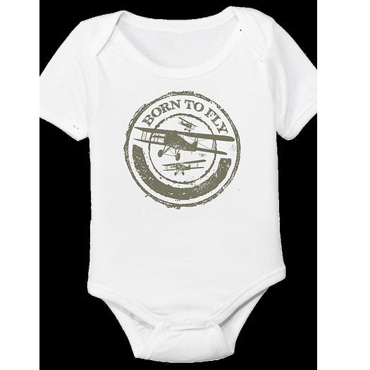 Load image into Gallery viewer, Born To Fly Baby Bodysuit
