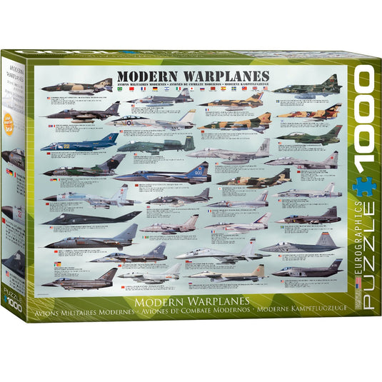 Modern Warplanes - 1000-Piece Puzzle