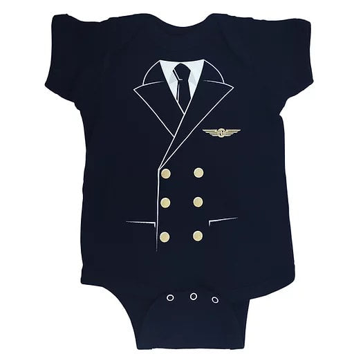 The Pilot Uniform Baby Bodysuit