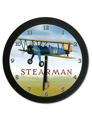 Stearman 18 x 18 Clock - C028
