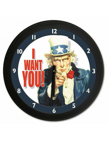 Uncle Sam 18 x 18 Clock - C077