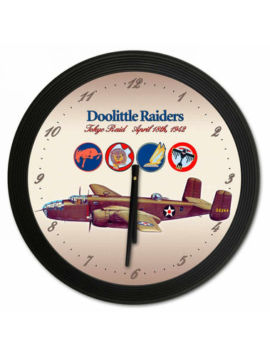 Doolittle Raiders 18 x 18 Clock - C084