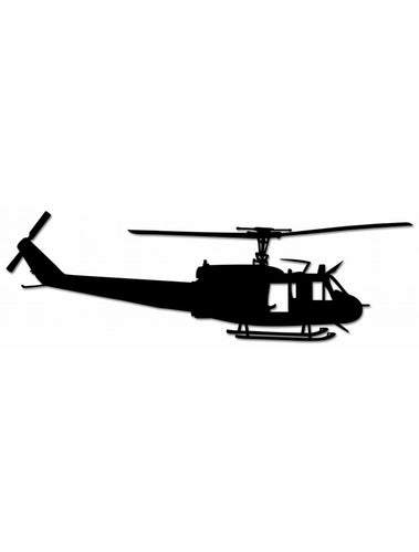 Huey Helicopter Silhouette Sign - PSB314