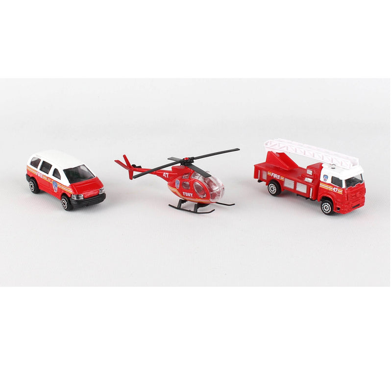 Load image into Gallery viewer, Daron NYC FDNY Helicopter and Fire Truck
