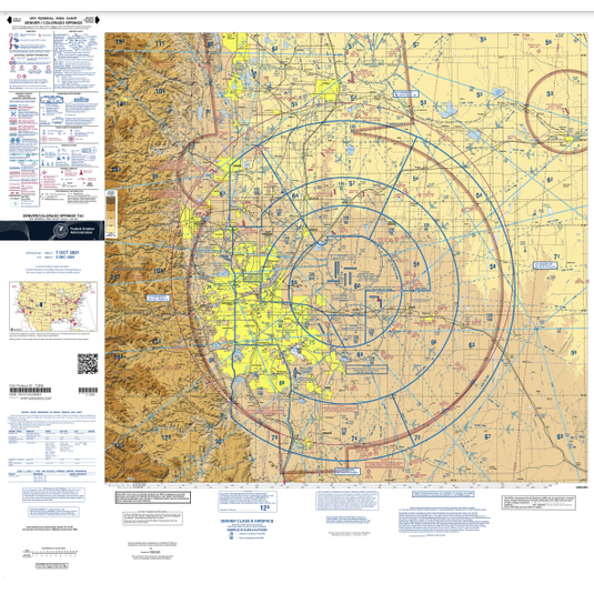 Denver/Colorado Springs Terminal Area Chart - Select Cycle Date