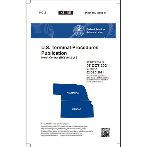 FAA IFR Terminal Procedures Bound North Central (NC-2) Vol 2 of 3 - Select Cycle Date