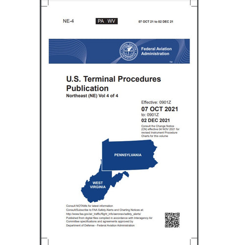 FAA IFR Terminal Procedures Bound Northeast (NE-4) Vol 4 of 4 - Select Cycle Date