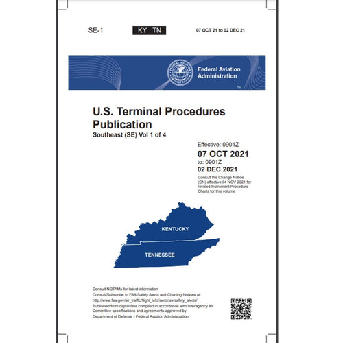 FAA IFR Terminal Procedures Bound Southeast (SE-1) Vol 1 of 4 - Select Cycle Date