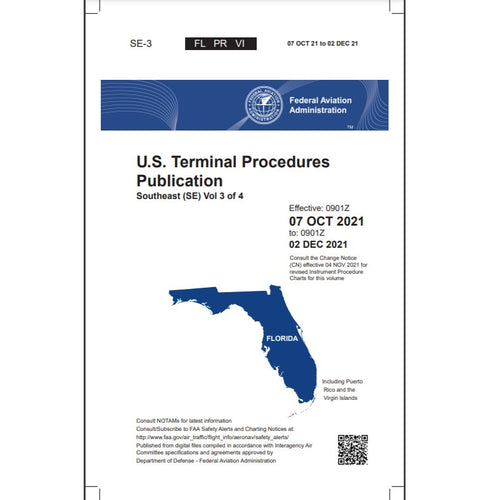 FAA IFR Terminal Procedures Bound Southeast (SE-3) Vol 3 of 4 - Select Cycle Date