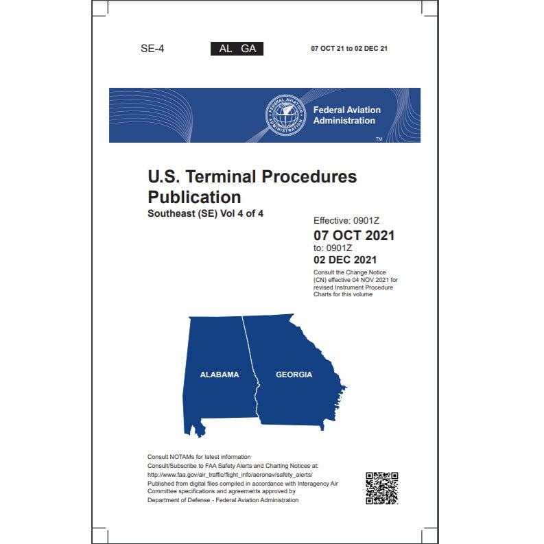 Load image into Gallery viewer, FAA IFR Terminal Procedures Bound Southeast (SE-4) Vol 4 of 4 - Select Cycle Date
