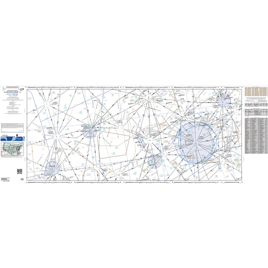 FAA Chart: Enroute IFR Low Altitude Chart US (L-Charts) - L25/26 - Select Cycle Date