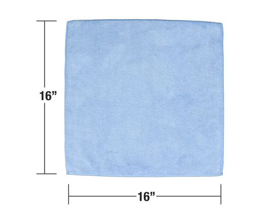 Single Microfiber Towel - Blue