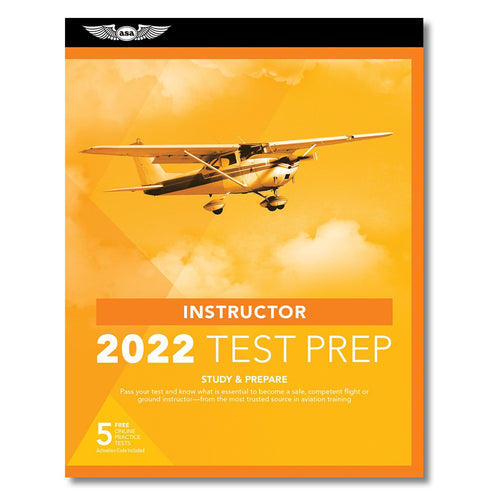 ASA 2022 Test Prep Certified Flight Instructor