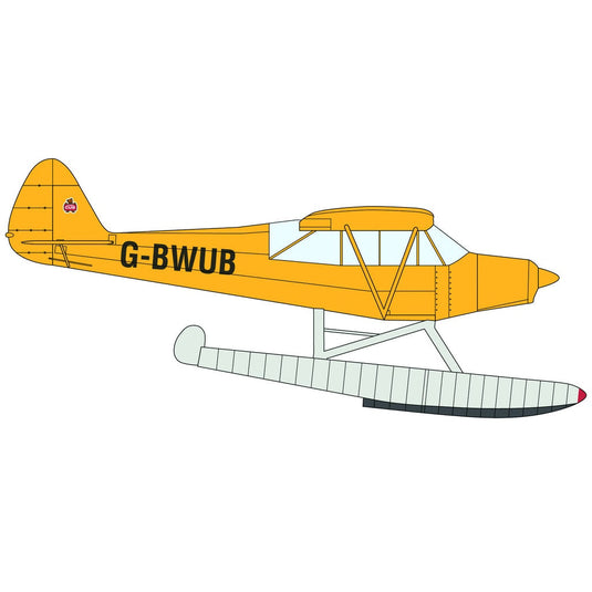 1/48 Piper Super Cub Float Plane w/ 2 Marking Options - 11663