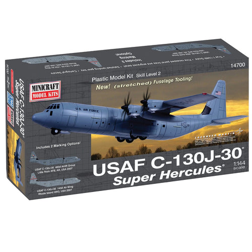 1/144 C-130J -30 Super Hercules USAF w/ 2 Marking Options - 14700