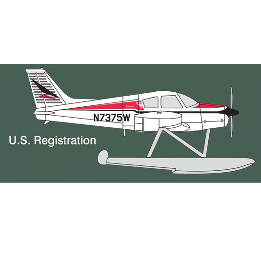 1/48 Piper Cherokee Float Plane w/ 2 Marking Options  - 11674