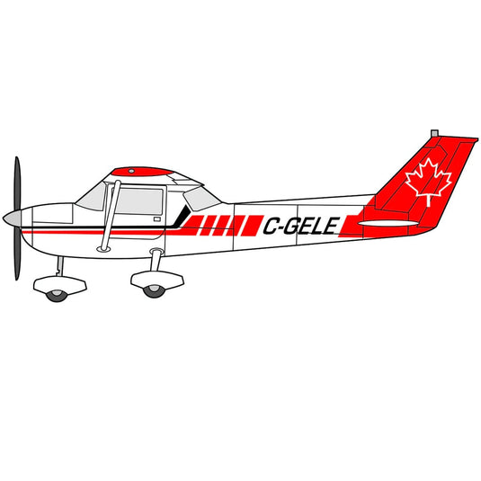 1/48 Cessna 150 w/ 3 Marking Options Including Custom Registration Numbers - 11675