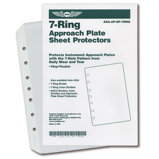 ASA Vinyl Sheet Protector Pockets: 7-Ring | ASA-AP-SP-7RNG
