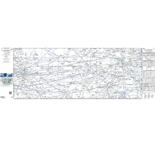 FAA Chart: Enroute IFR High Altitude Chart US (H-Charts) - H5/6 - Select Cycle Date