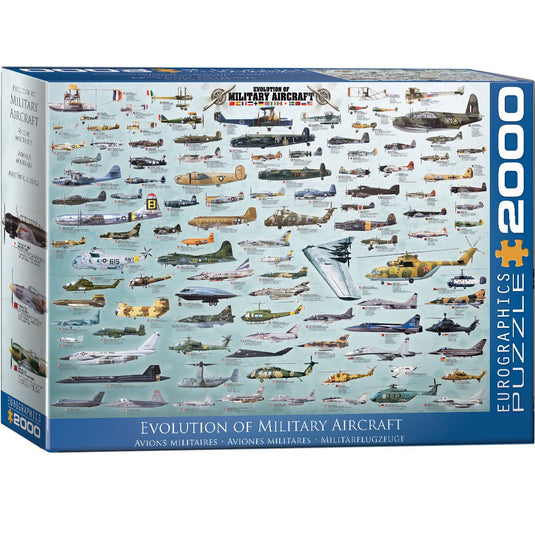 Evolution of Military Aircraft - 2000-Piece Puzzle