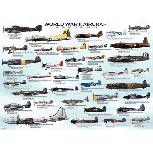 World War II Aircraft - 300-Piece Puzzle