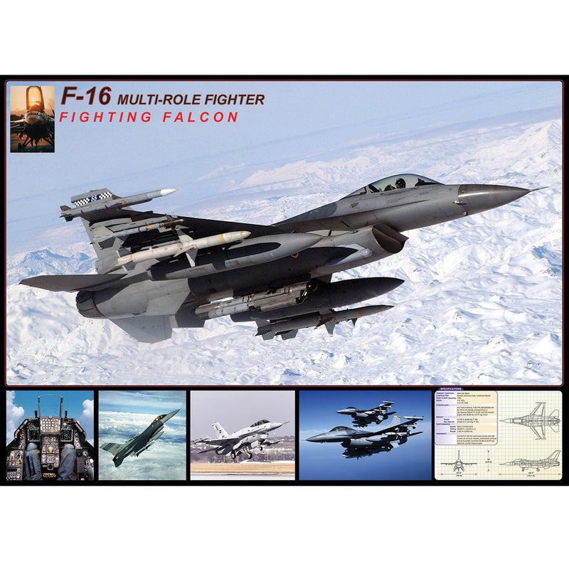 Load image into Gallery viewer, F-16 Fighting Falcon - 1,000 Piece Puzzle
