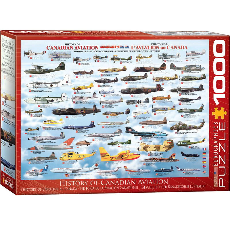 Load image into Gallery viewer, History of Canadian Aviation - 1,000 Piece Puzzle
