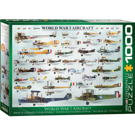 World War I Aircraft - 1000-Piece Puzzle