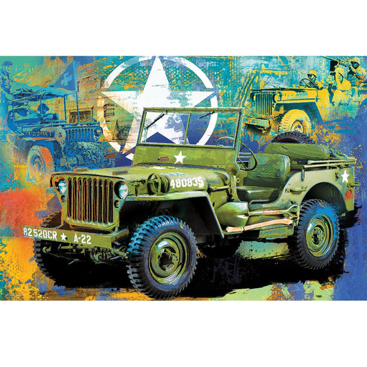 Military Jeep Poster