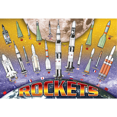 International Space Rockets Poster