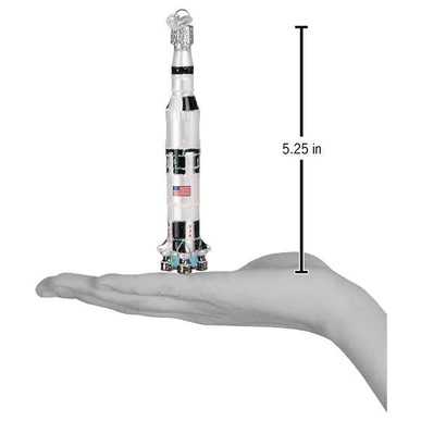 Load image into Gallery viewer, Saturn V Rocket Ornament
