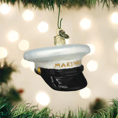 Load image into Gallery viewer, Marine&#39;s Cap Ornament
