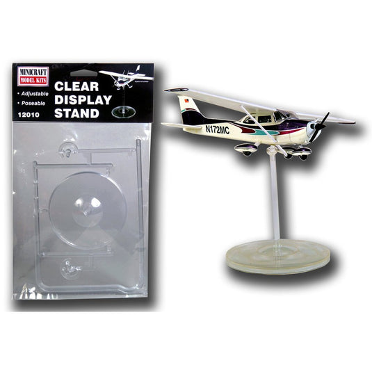 Minicraft Model Clear Display Stand (Pose-able) - 12010
